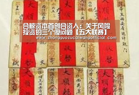 合鲸资本首创合资人:关于风险投资的三个傻问题【五大联赛】(图2) 中国足彩网赛事中心